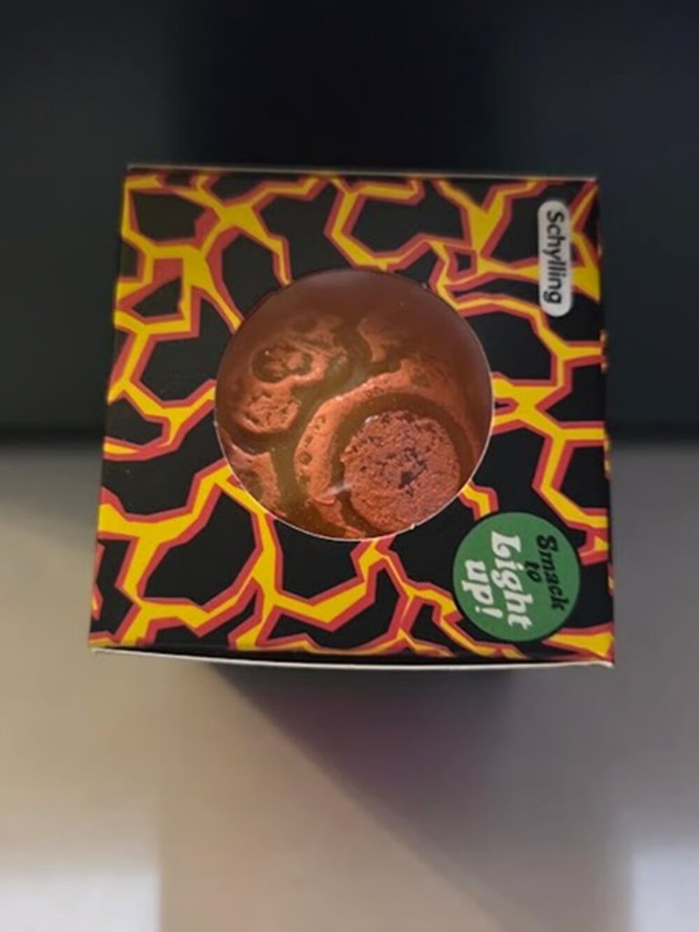 RARE Needoh MAGMA Squeeze Ball, Light LED, ORANGE OR MOLTEN BLACK!